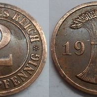 Deutsches Reich 2 Reichspfennig 1936 (F) ## Kof8