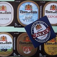 7 Bier-Etiketten - Fürstl. Brauerei Thurn und Taxis (1)