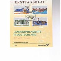Ersttagsblatt 07/1998-Länderparlamente in Deutschland