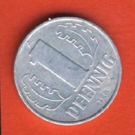 DDR 1 Pfennig 1960 A.