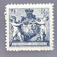 Liechtenstein Michel Nr. 49B eng gezähnt postfrisch mit Falz - RAR