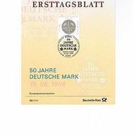 Ersttagsblatt 20/1998-50 Jahre Deutsche Mark