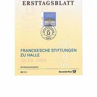 Ersttagsblatt 30/1998-300 Jahre Franckesche Stiftungen