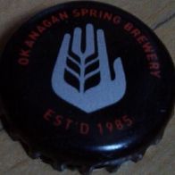 Okanagan Spring Brewery Bier Brauerei Kronkorken aus Vernon Kanada, micro craft beer