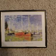 schönes Bild von Claude Monet mit Rahmen Druck neu