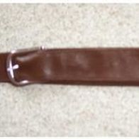 brauner Kunstledergürtel Gürtel ca. 113 cm lang, 4 cm breit