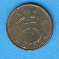 Niederlande 5 Cent 1967