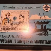 Mauretanien Block 33 Pfadfinder gestempelt M€ 1,80 #1185