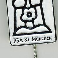 IGA 83 München Anstecknadel Pin :