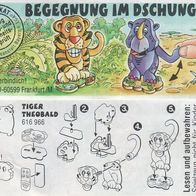 Ü-Ei BPZ 1998 - Begegnung im Dschungel - Tiger Theobald - 616966