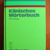 Pschyrembel, Klinisches Wörterbuch 258. Auflage, de Gruyter