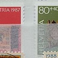 Schweiz Pro Patria gestempelt 1987 Michel Nr. 1345-48