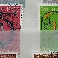 Schweiz Pro Patria gestempelt 1980 Michel Nr. 1176-79