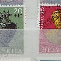 Schweiz Pro Patria gestempelt 1972 Michel Nr. 971-74