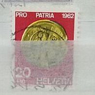 Schweiz Pro Patria gestempelt 1962 Michel Nr. 751-55