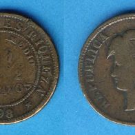 Chile 2 1/2 Centavos 1898