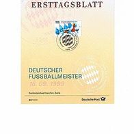Ersttagsblatt 32/1999-Deutscher Fußballmeister 1999