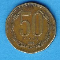 Chile 50 Pesos 1991