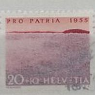 Schweiz gestempelt Pro Patria1955 Michel 613-17 / 30er defekt