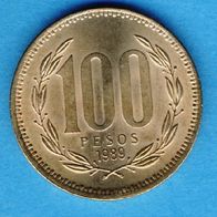 Chile 100 Pesos 1989