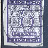 Russische Sowjetische Zone WZ fallend gestempelt Michel Nr. 117X - 2 -