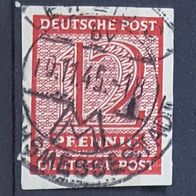 Russische Sowjetische Zone WZ fallend gestempelt Michel Nr. 119X