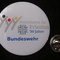 Pin: "50 Jahre Bundeswehr" neu, OVP