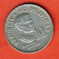 Philippinen 10 Sentimos 1976
