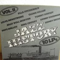 Box mit 10 LP s Jazz History Miller Armstrong Crosby