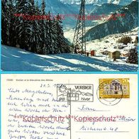 Verbier, Wallis, Schweiz, Ansichtskarte, gelaufen 1980