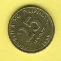 Philippinen 25 Sentimos 1999