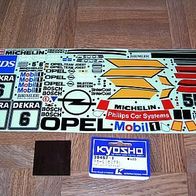 Kyosho Opel Calibra 39457-1 Dekorbogen / Decals, neu !!!!!!!!!!!!!!!!!!!!!!!!!!!!!!!!