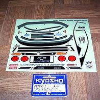 Kyosho Corvette 39752-1 Dekorbogen / Decals, neu !!!!!!!!!!!!!!!!!!!!!!!!!!!!!!!!!!!!