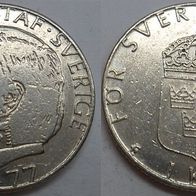 Schweden 1 Krone 1977 ## Kof7