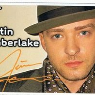 Justin Timberlake Autogrammkarte