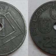 Belgien 25 Centimes 1946 (NLD-FRA) ## S18