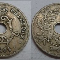 Belgien 10 Centimes 1904 "Belgique" ## Be4