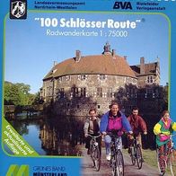 100 Schlösser Route" Radwanderkarte Münsterland