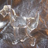 Glas-Figur - " Hund / - Dobermann "