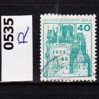 Berlin Mi. Nr. 535 AI R Rollenmarke Burgen und Schlösser: Burg Eltz - Wert 40 Pf o <