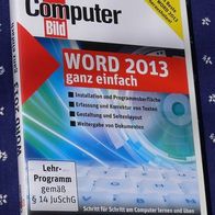 Word 2013 ganz einfach - Lehr-Programm von Computer BILD, auf CD