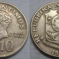 Philippinen 10 Centavos 1970 ## S20