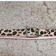 schmaler Gürtel im Leopardenlook ca. 1,5 cm x 100 cm