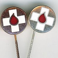 Rotes Kreuz Blutspende 2 mal Anstecknadel Pin :