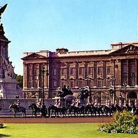 England 1973 - Household Cavalry Buckingham Palace - Ansichtskarte Postkarte