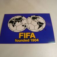Aufkleber FIFA founded 1904 (gebraucht neuwertig)