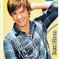 Zac Efron Autogrammkarte Nr. 2 klein