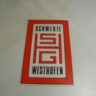 Aufkleber HSG Schwerte Westhofen (gebraucht neuwertig)