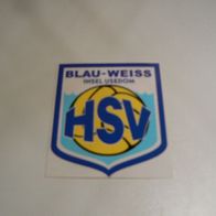 Aufkleber HSV Blau Weiss Insel Usedom (gebraucht neuwertig)
