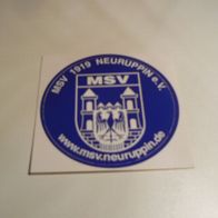 Aufkleber MSV Neuruppin (gebraucht neuwertig)